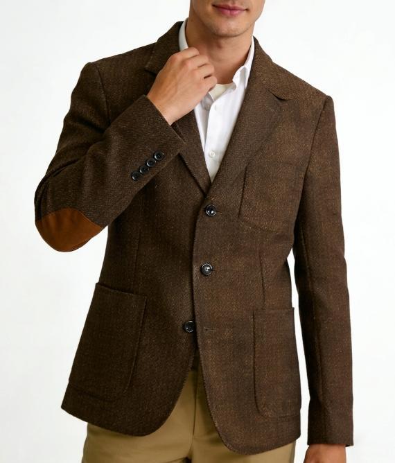 Brown casual sport coat